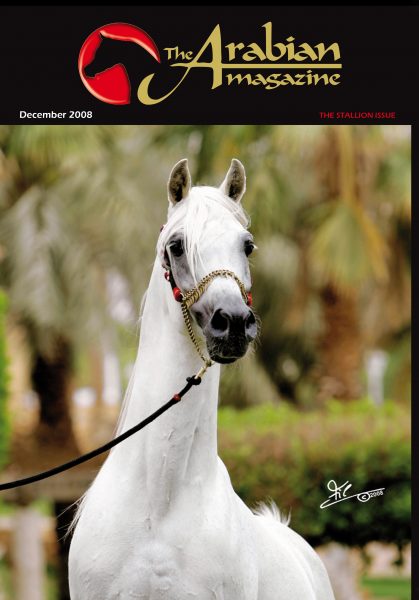 Farres straight Egyptian The Arabian Magazine cover star stallion