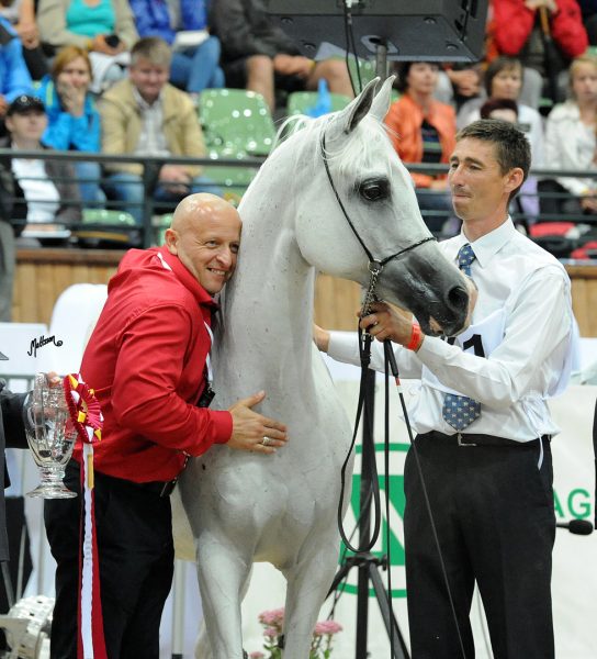 Author Scott Benjamin (left) with Georgia