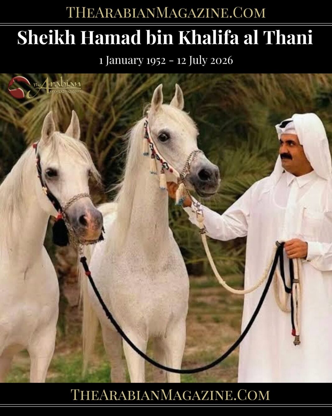 Sheikh Hamad bin Khalifa al Thani post