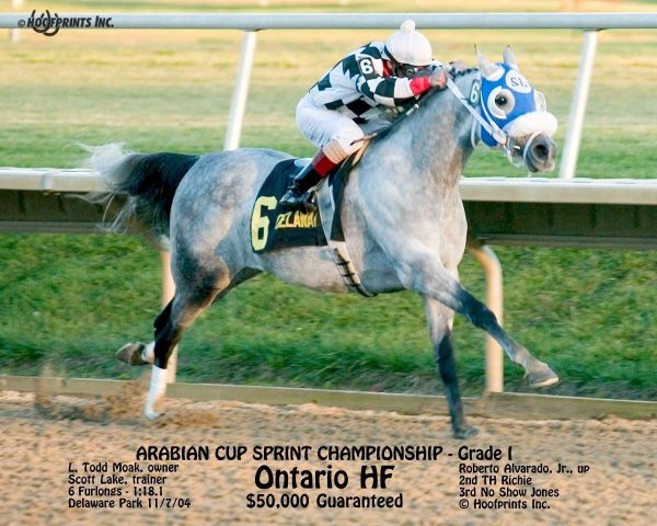 Ontario HF winning a Group 1 race in the US